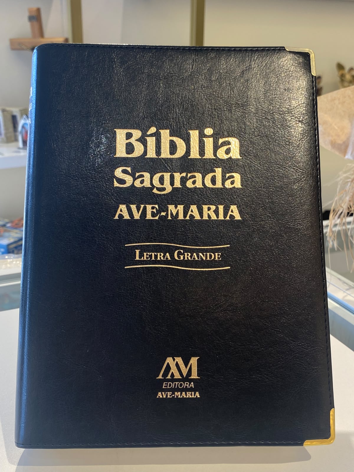 BIBLIA AVE MARIA LETRA GRANDE PRETA