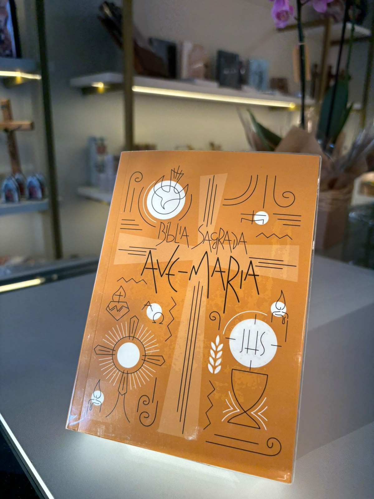 BIBLIA AVE MARIA CAPA SÍMBOLOS